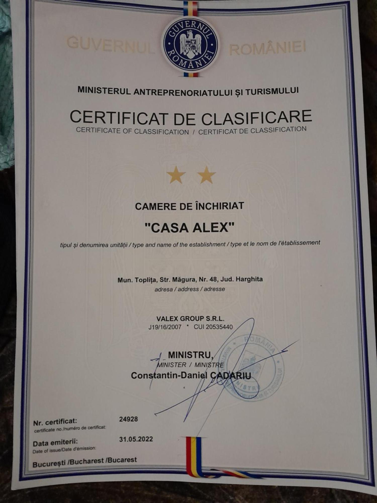 Casa Alex Ξενοδοχείο Topliţa Εξωτερικό φωτογραφία